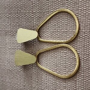 Kaia Gold-Tone Hoop Earrings in Excellent Condition
